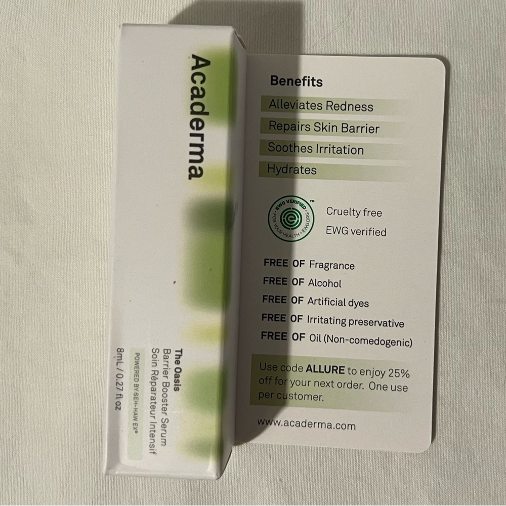 🍃NIB🍃 ACADERMA The OasisBarrier Booster Serum 8ml
